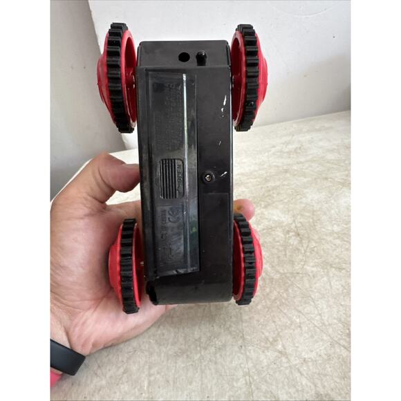 Sock Monkey Yellow Tumbling Toy Battery Operated Car - Picture 7 of 7